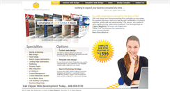 Desktop Screenshot of clipperwebdevelopment.com